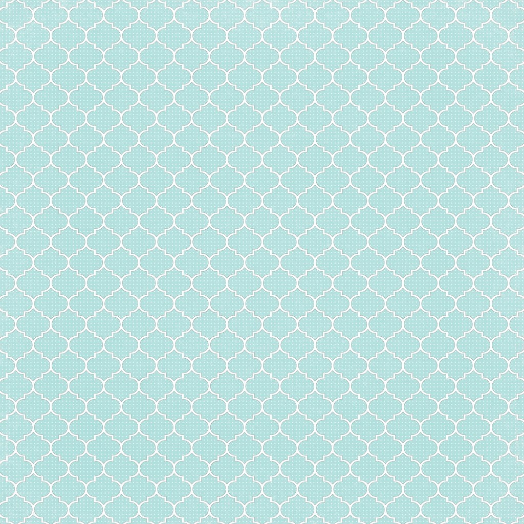 6 Light Turquoise Dotted Moroccan Tile - Free Printable Di… | Flickr - Free Printable Moroccan Pattern