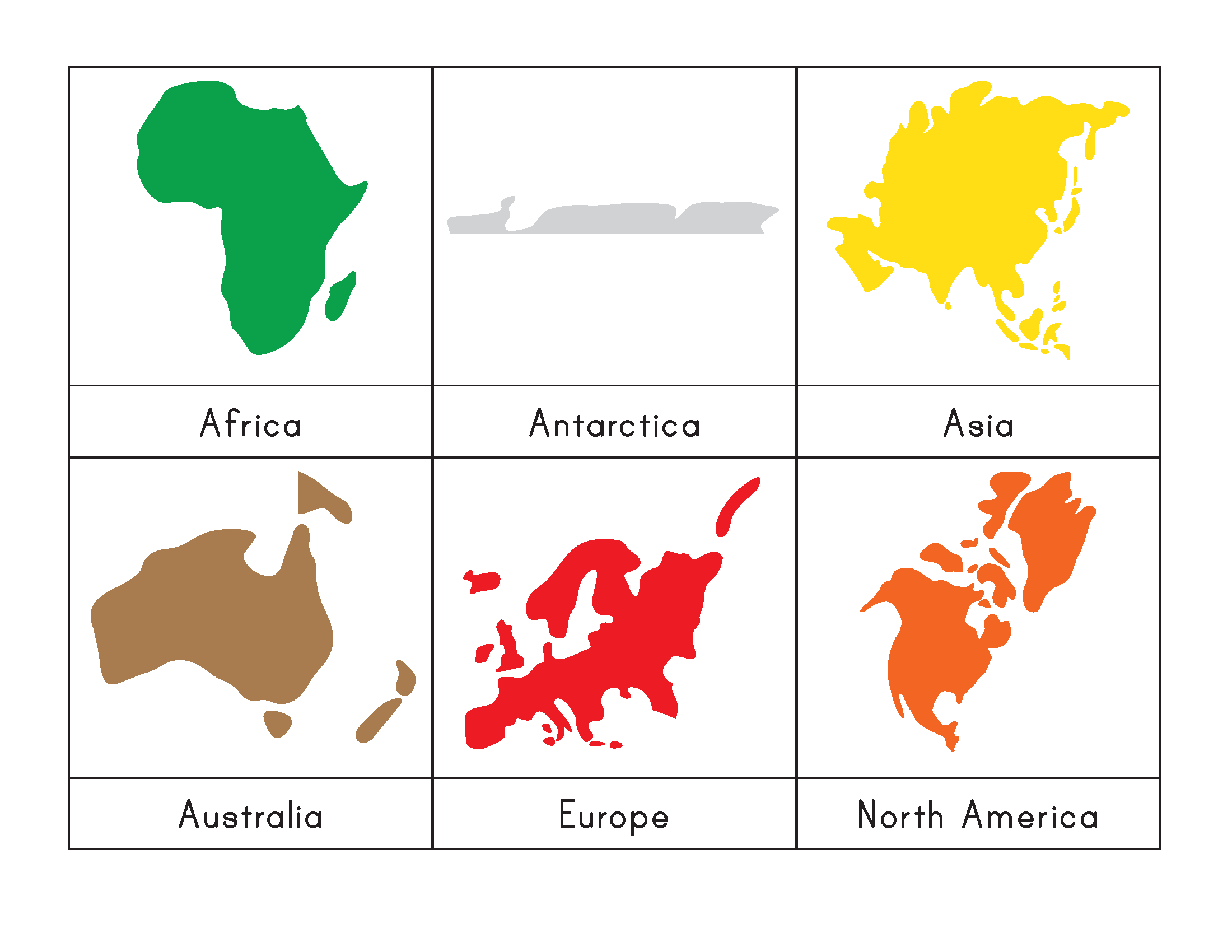 label-the-seven-continents-pdf-worksheet-3rd-grade-classroom-new