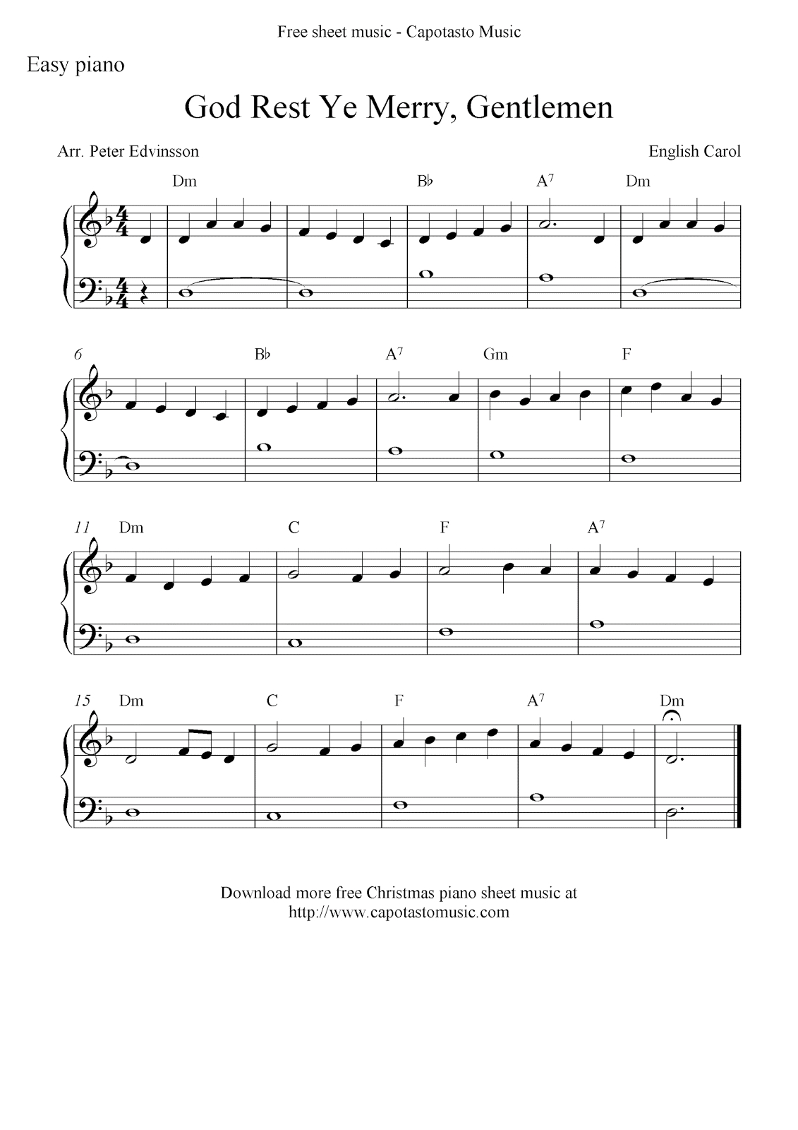 70 Melodious Christmas Piano Sheet Music | Kittybabylove - Free Christmas Sheet Music For Keyboard Printable