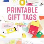 8 Colorful & Free Printable Gift Tags For Any Occasion!   Free Printable Favor Tags