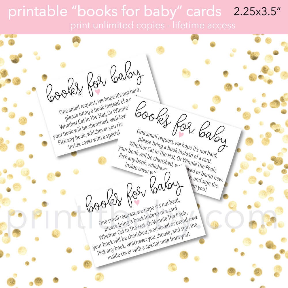9 &amp;quot;bring A Book Instead Of A Card&amp;quot; Baby Shower Invitation Ideas - Bring A Book Instead Of A Card Free Printable