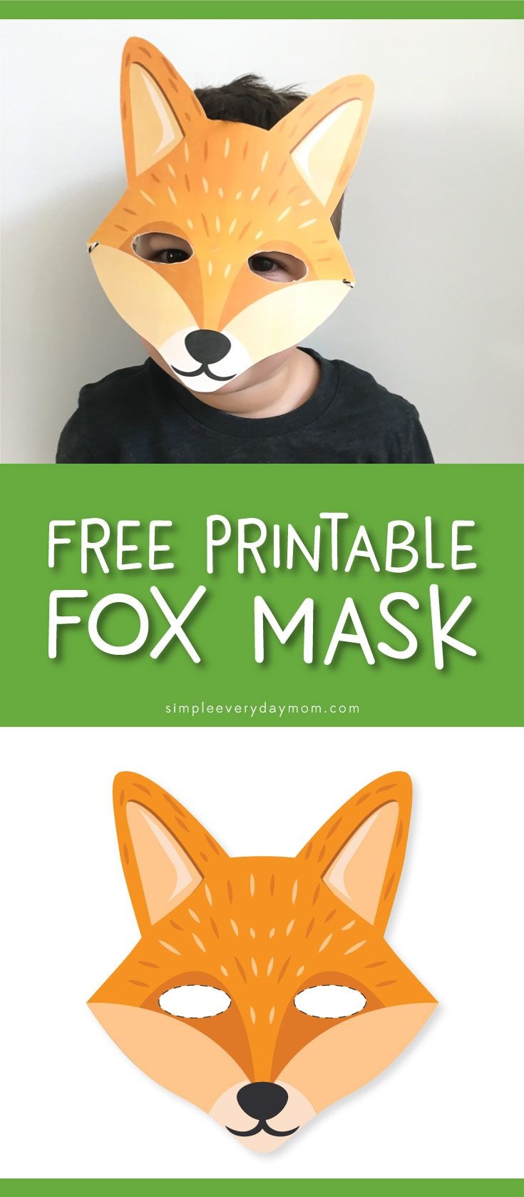 Free Printable Fox Mask Template - Free Printable A To Z