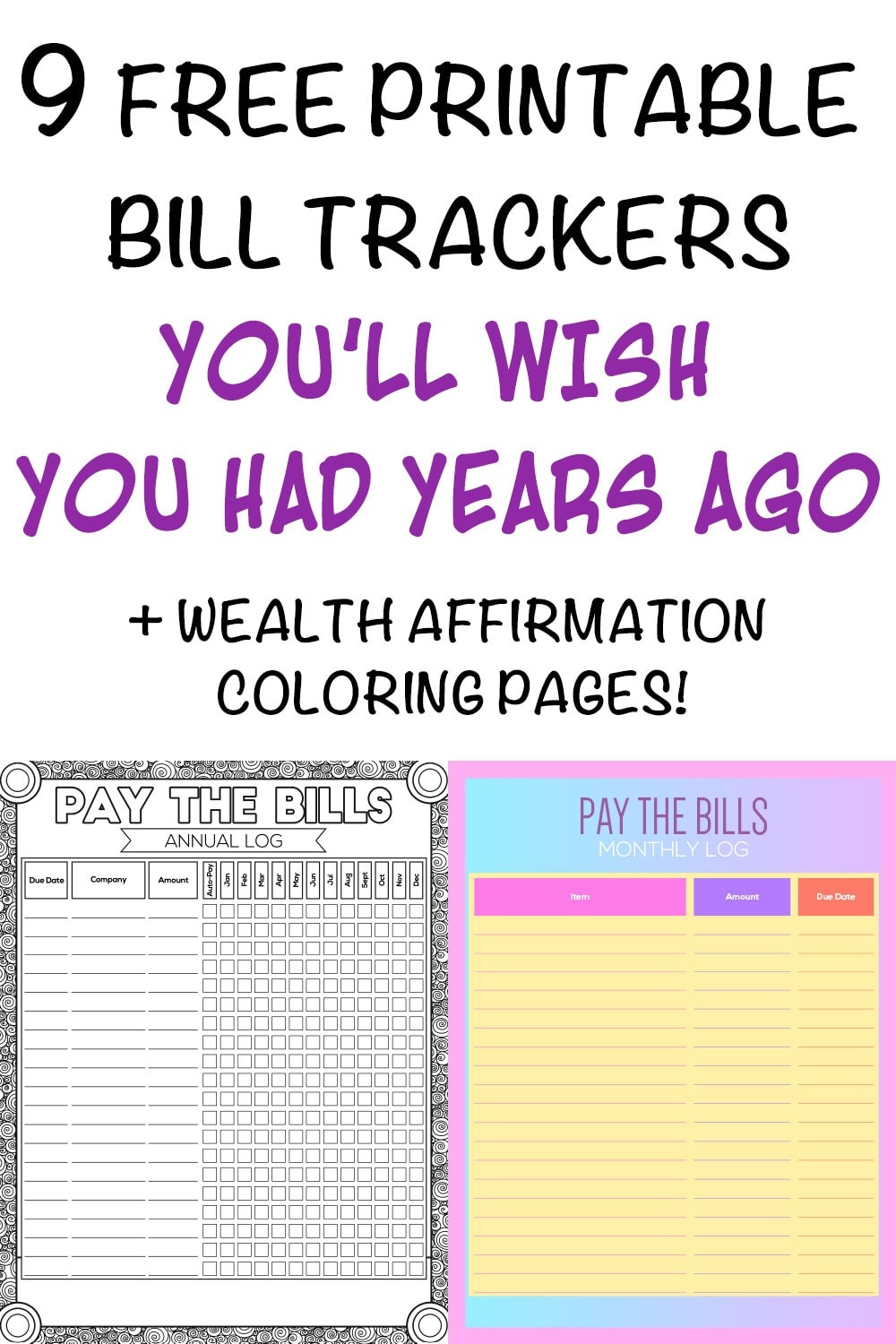 9 Printable Bill Payment Checklists And Bill Trackers - The Artisan Life - Free Printable Bill Pay Checklist