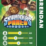 95+ Skylanders Birthday Invitations Printable – Some Of The Best – Free Printable Skylander Invitations