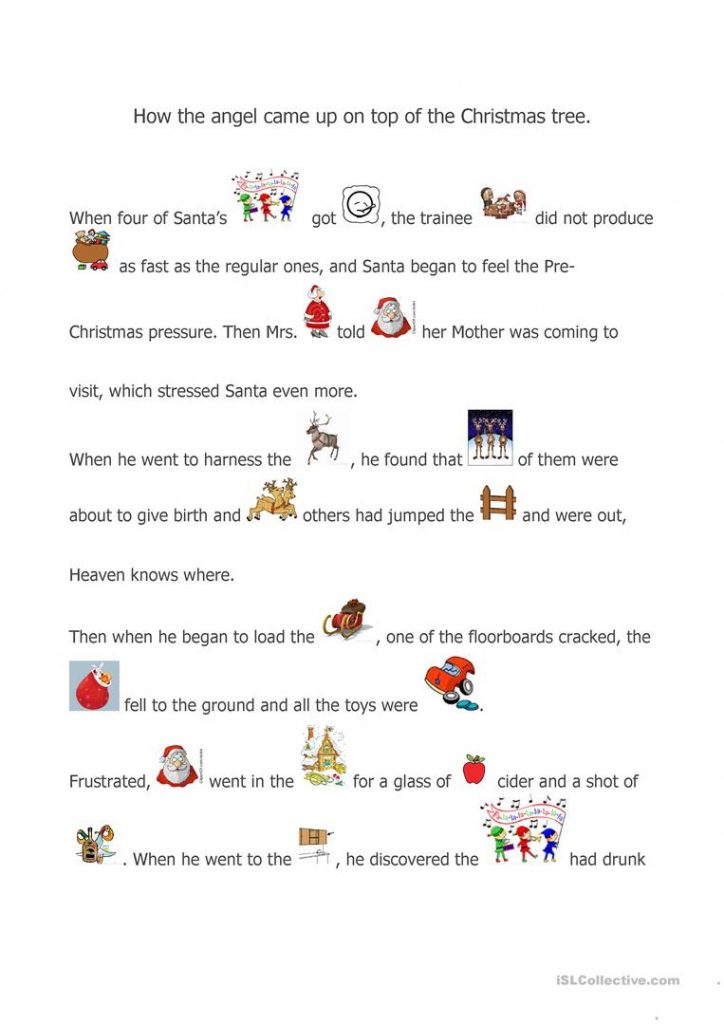 A Christmas Story Worksheet Free Esl Printable Worksheets Made Free Printable Nativity Story