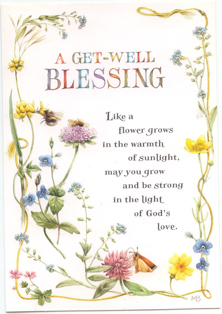 A Get Well Blessing Greeting Card | Feeling Stuck | Get Well Soon - Free Printable Christian Birthday Greeting Cards