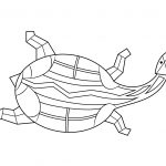 Aboriginal Painting Of Turtle Coloring Page | Free Printable   Free Printable Aboriginal Colouring Pages