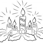 Advent Candles Coloring Page | Free Printable Coloring Pages   Free Printable Advent Wreath