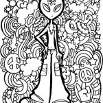 Alien Trippy Printable Coloring Page Free | Coloring Pages   Free Printable Trippy Coloring Pages