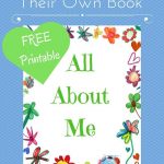 All About Me Book With Free Printable | Homeschooling | All About Me   Free Printable Preschool Memory Book