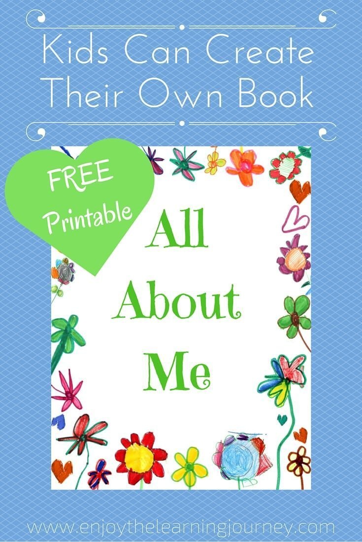 All About Me Book With Free Printable | Homeschooling | All About Me - Free Printable Preschool Memory Book