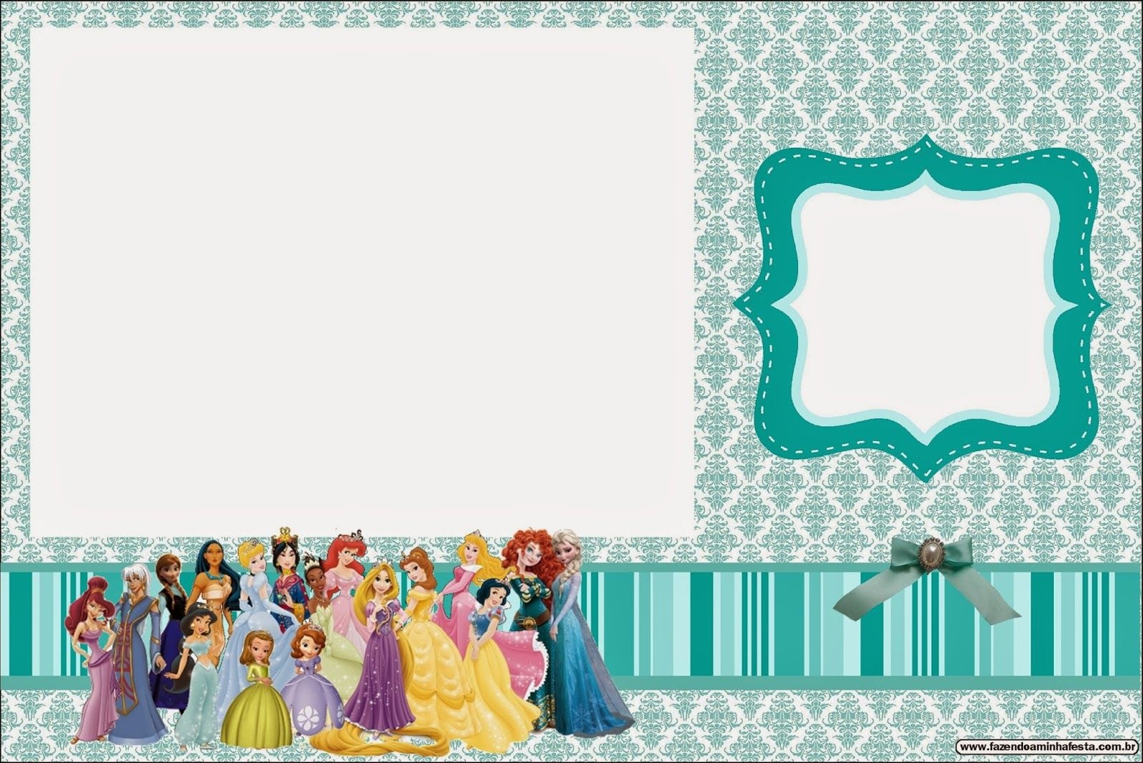All Disney Princess: Free Printable Invitations. | Disney - Parties - Disney Princess Free Printable Invitations