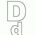 Alphabet Letter D Coloring Page   A Free English Coloring Printable   Free Printable Alphabet Letters To Color