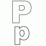 Alphabet Letter P Coloring Page   A Free English Coloring Printable   Free Printable Alphabet Letters To Color