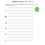 Alphabet Worksheets | Writing The Alphabet Worksheets   Free Printable Alphabet Worksheets For Grade 1