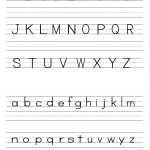 Alphabet Writing Practice Sheet | Edu Fun | Alphabet Worksheets   Free Printable Handwriting Sheets For Kindergarten