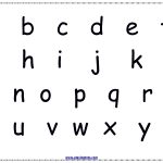 Alphabets Chart   Lowercase Keywords:free, Printable,pdf,toddler   Free Printable Alphabet Chart