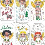 Angel Gift Tags (Free Printable) | Christmas | Free Printable Gift   Free Printable Angel Gift Tags