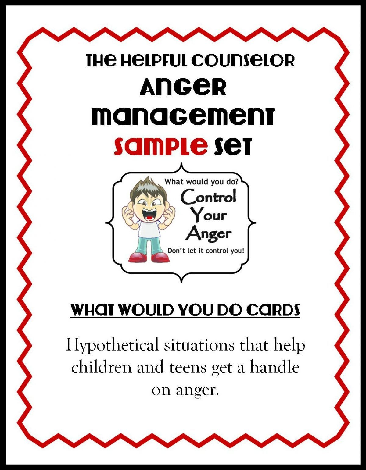 Anger Management Free Printable: Problem Solving | Counseling Ideas - Free Printable Anger Management Activities