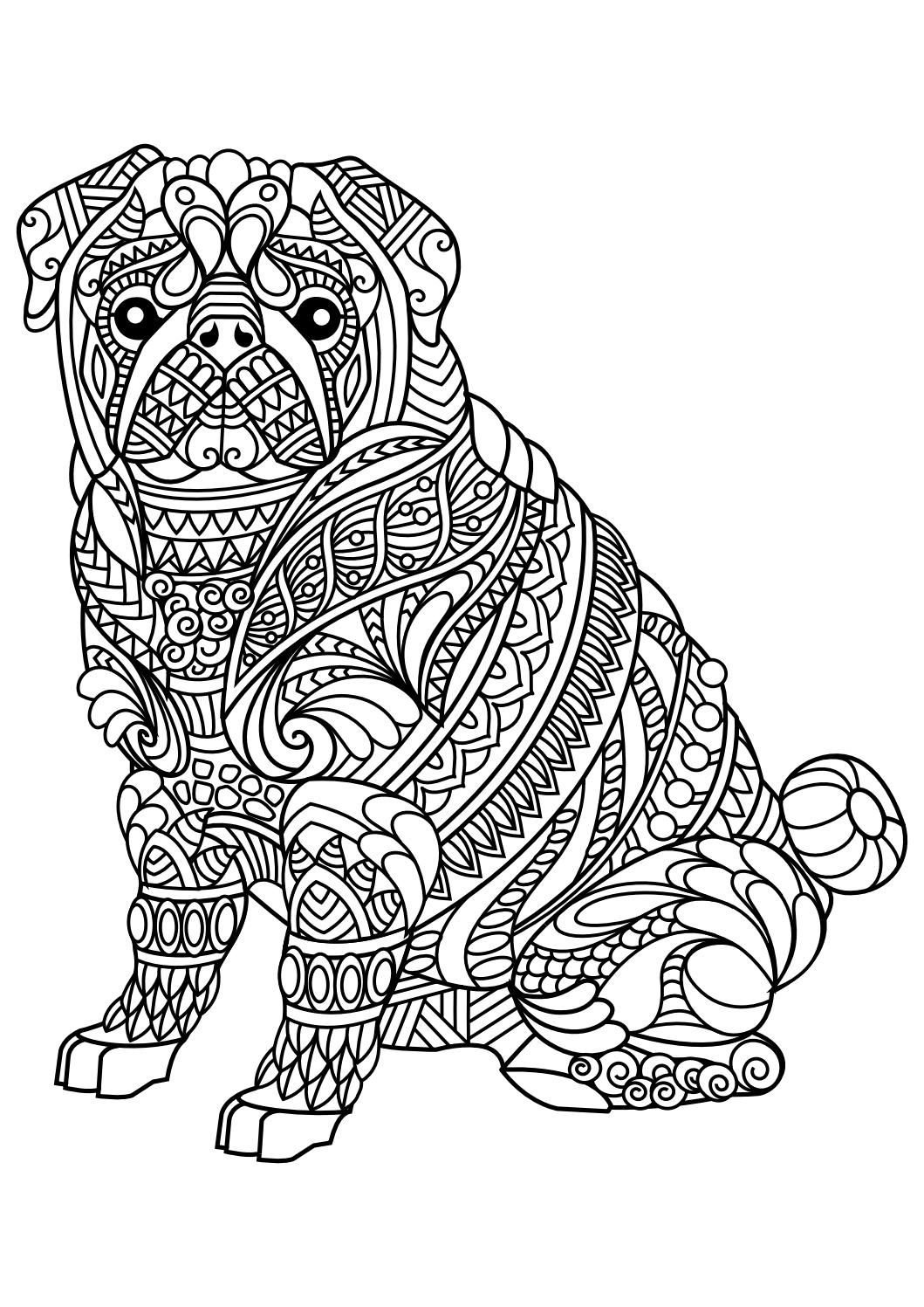 Animal Coloring Pages Pdf | Coloring - Animals | Dog Coloring Page - Free Printable Animal Coloring Pages