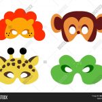 Animal Mask Printable Image & Photo (Free Trial) | Bigstock   Animal Face Masks Printable Free