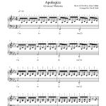 Apologizeone Republic Piano Sheet Music | Advanced Level   Apologize Piano Sheet Music Free Printable