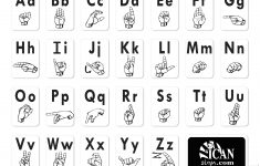 Asl Alphabet Chart – Printer Friendly | Classroom Makeover | Sign – Sign Language Flash Cards Free Printable