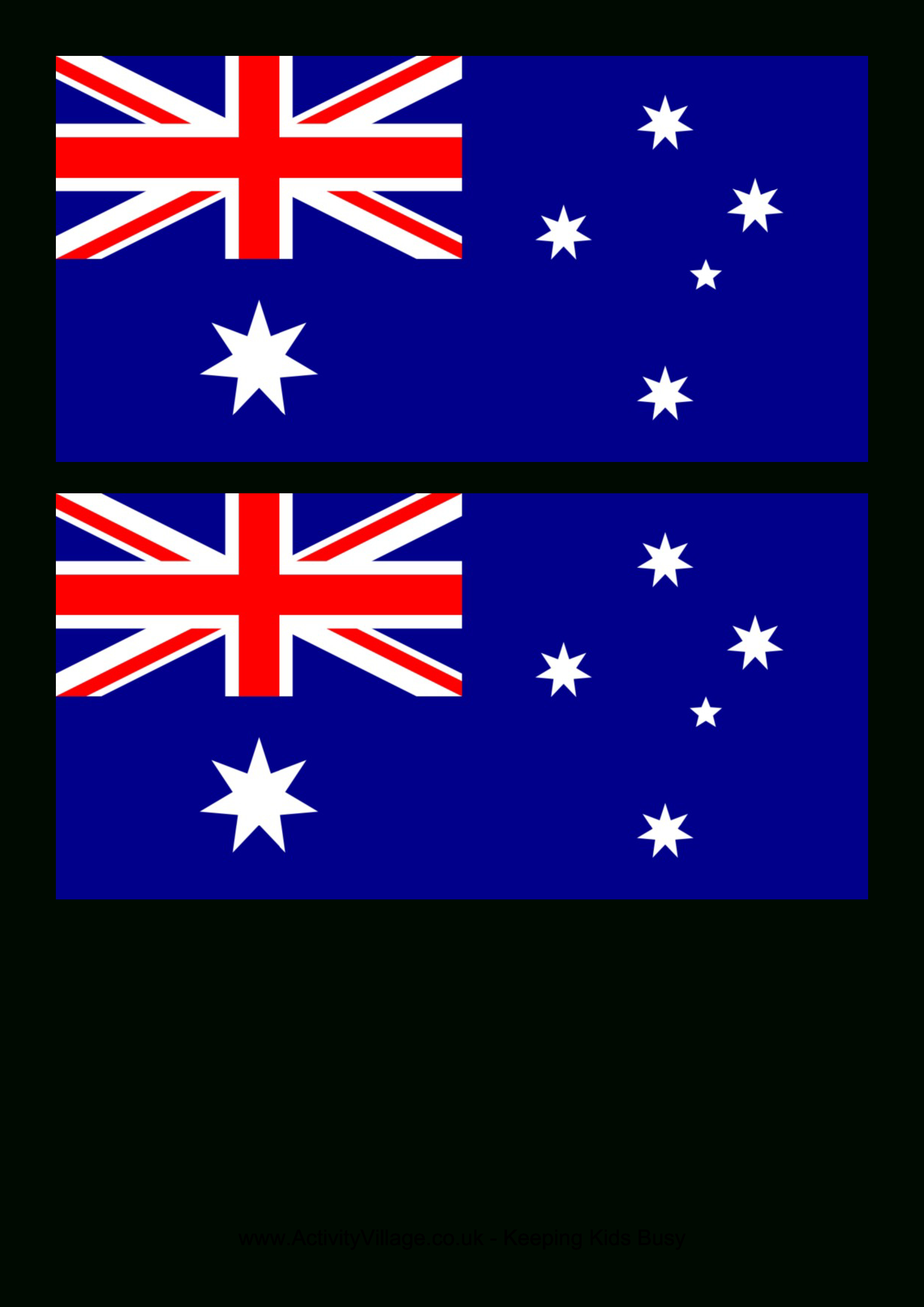Australia Flag - Free Printable Australia Flag | Preschool Alphabet - Free Printable Murals