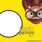 Awesome Best Free Printable Curious George Birthday Invitations Idea   Free Printable Curious George Invitations
