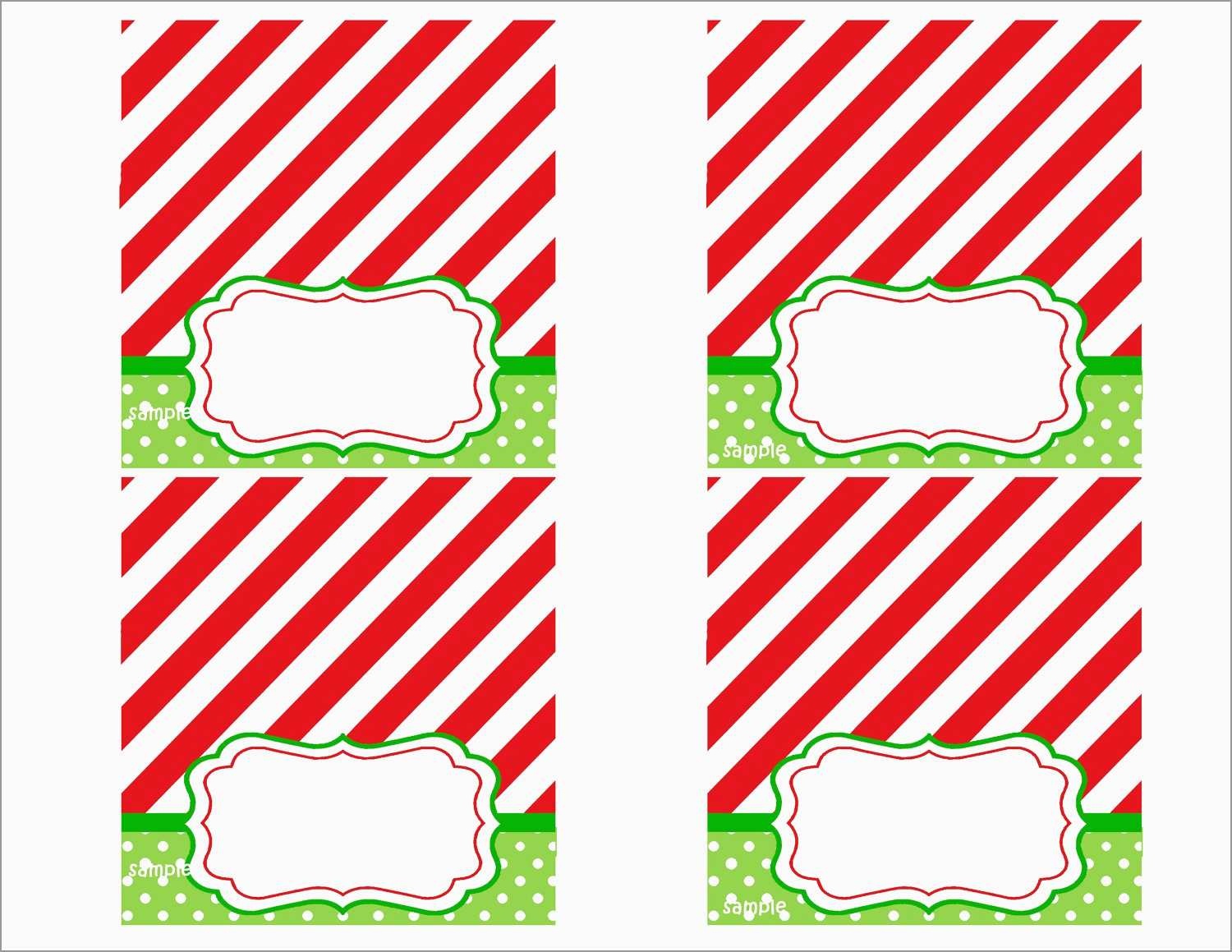 Awesome Free Printable Christmas Table Place Cards Template | Best - Free Printable Christmas Table Place Cards Template