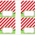 Awesome Free Printable Christmas Table Place Cards Template | Best   Free Printable Christmas Tent Cards