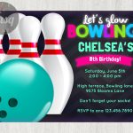 Awesome Free Template Free Printable Bowling Birthday Invitations   Free Printable Bowling Ball Template