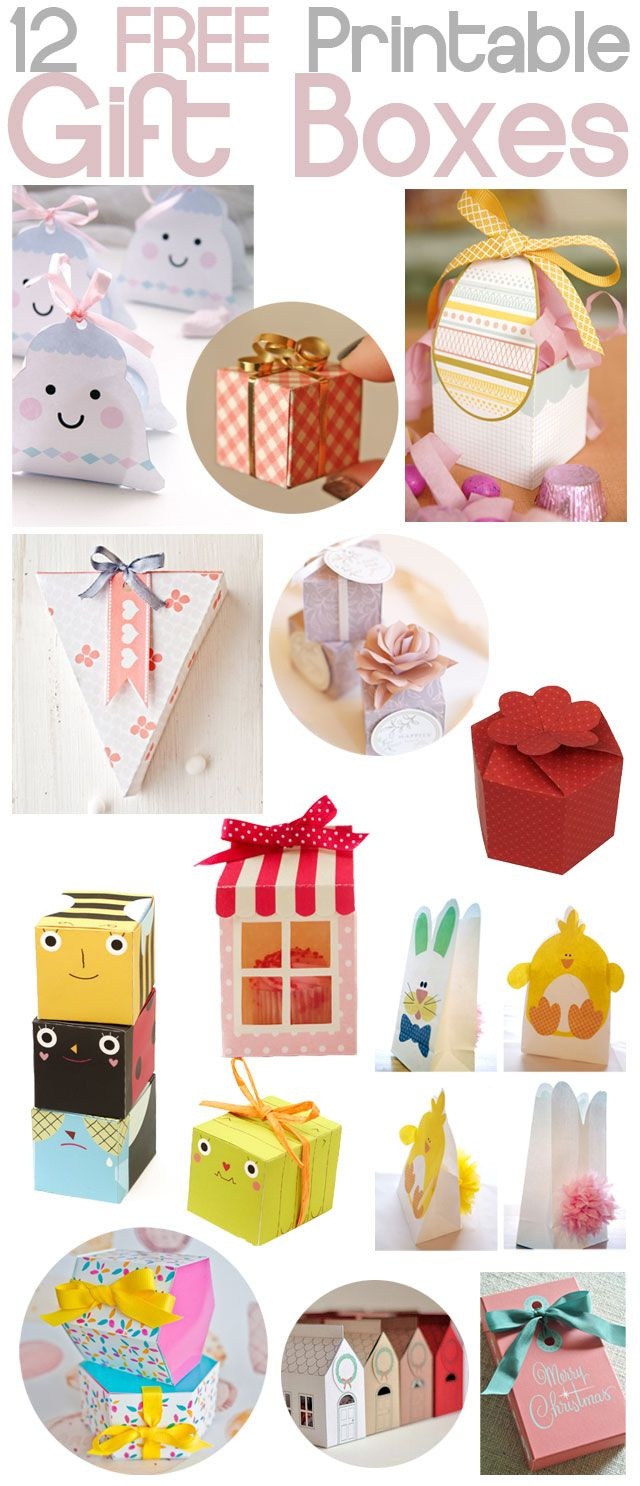 B E A N I P E T: Diy - Free Printable Gift Boxes | Wk | Cadeau&amp;#039;s - Free Printable Gift Boxes