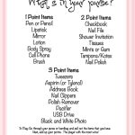 Baby Boy Shower Magnificent Free Printable Coed Baby Shower Games   Free Printable Baby Shower Game What's In Your Purse