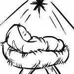 Baby Jesus Manger Scene Coloring Page | Free Printable Coloring Pages   Free Printable Christmas Baby Jesus Coloring Pages