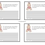 Baby Shower Games Free Printable Worksheets. Free Printable Baby   Free Printable Baby Advice Cards
