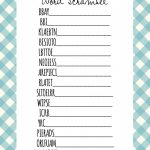 Baby Shower Games Word Scramble | Baby Shower Ideas | Free Baby   Free Printable Baby Shower Games For Twins
