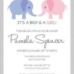 Baby Shower Invitations For Twins Free Printable | Party Invitation   Free Printable Baby Shower Card