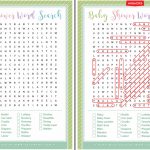 Baby Shower Word Search   A Top Ranked Baby Shower Game That's Easy   Free Printable Baby Shower Word Search