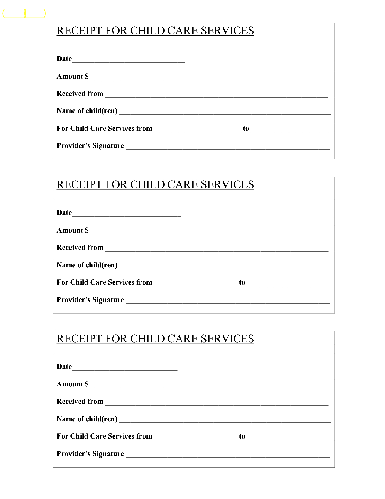 Babysitting Receipt - Bing Images | Baby | Child Care Services - Free Printable Daycare Receipts