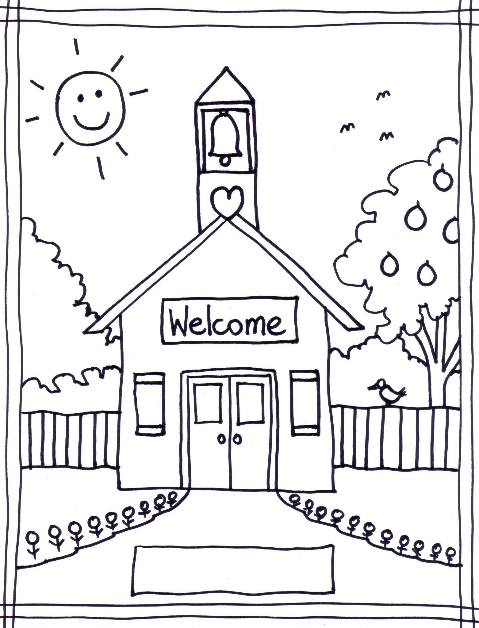 Back To School Coloring Pages Free Printables Image 22 … | Classroom - Free Printable First Day Of School Coloring Pages