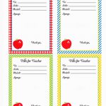 Back To School}   Free Printable Note For Teacher Cards   Mirabelle   Free Printable School Notes