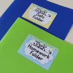 Back To School Labels For Student Folders And Planners   Free Printable Take Home Folder Labels