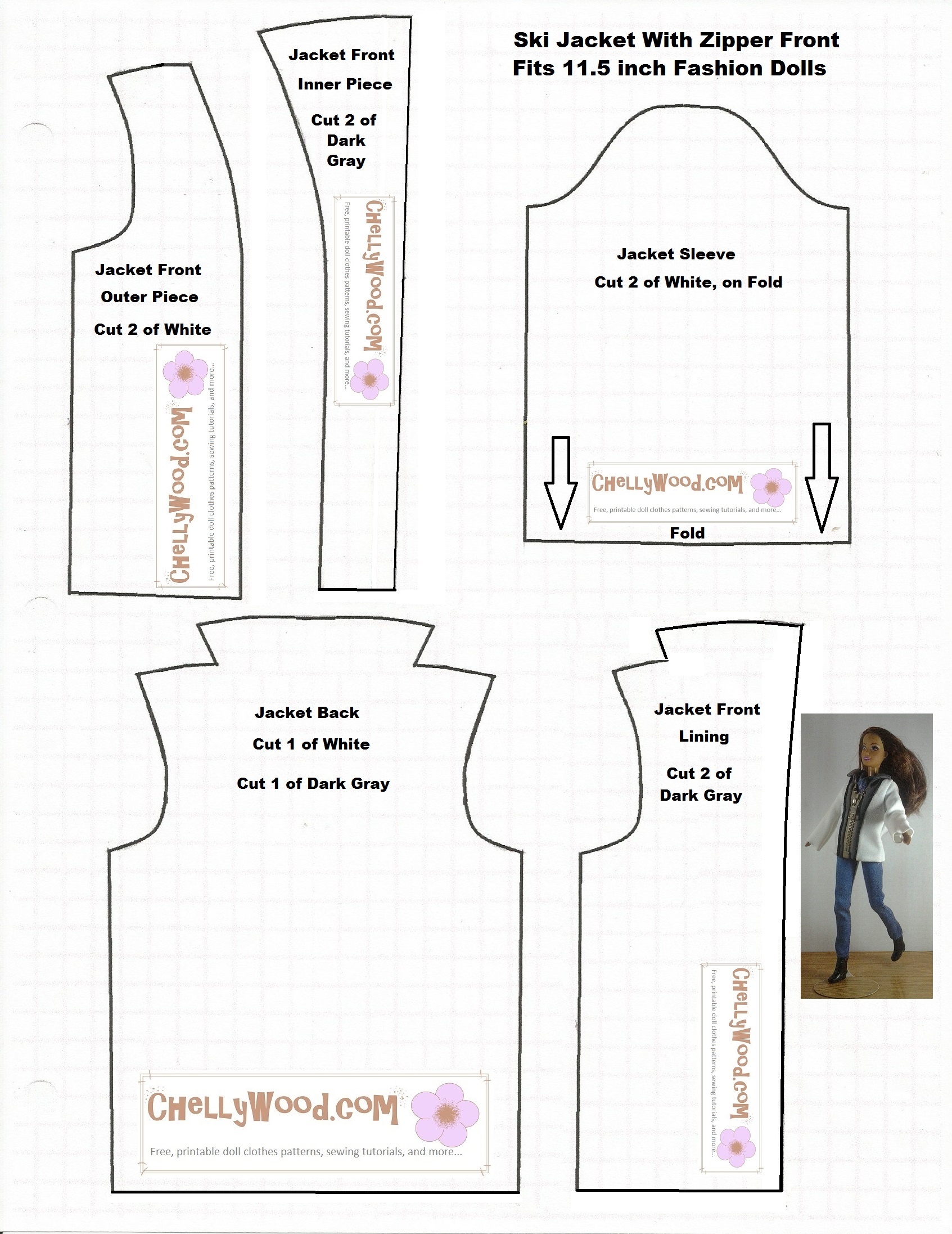 Barbie Dress Patterns Free Printable Pdf - Free Printable Sewing Patterns Pdf