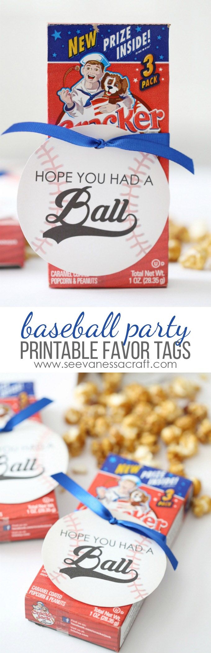 Baseball Birthday Party Favor Tags | Printables | Baseball Party - Free Printable Baseball Favor Tags