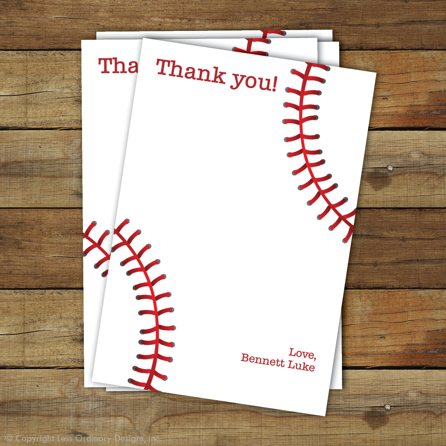Baseball Thank You Card Printable Baseball Thank You | Etsy - Free Printable Baseball Stationery