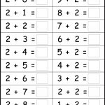 Basic Addition Facts – 8 Worksheets / Free Printable Worksheets   Free Printable Simple Math Worksheets