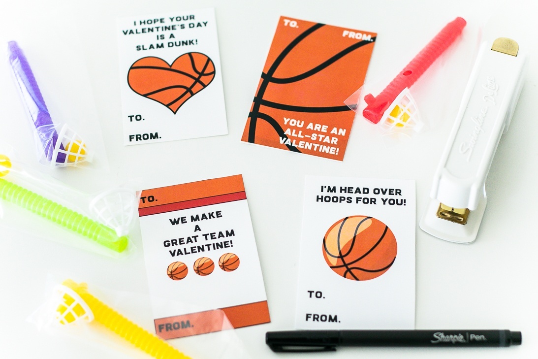 Basketball Valentine Card Free Printable Free Printable Basketball Cards Free Printable A To Z