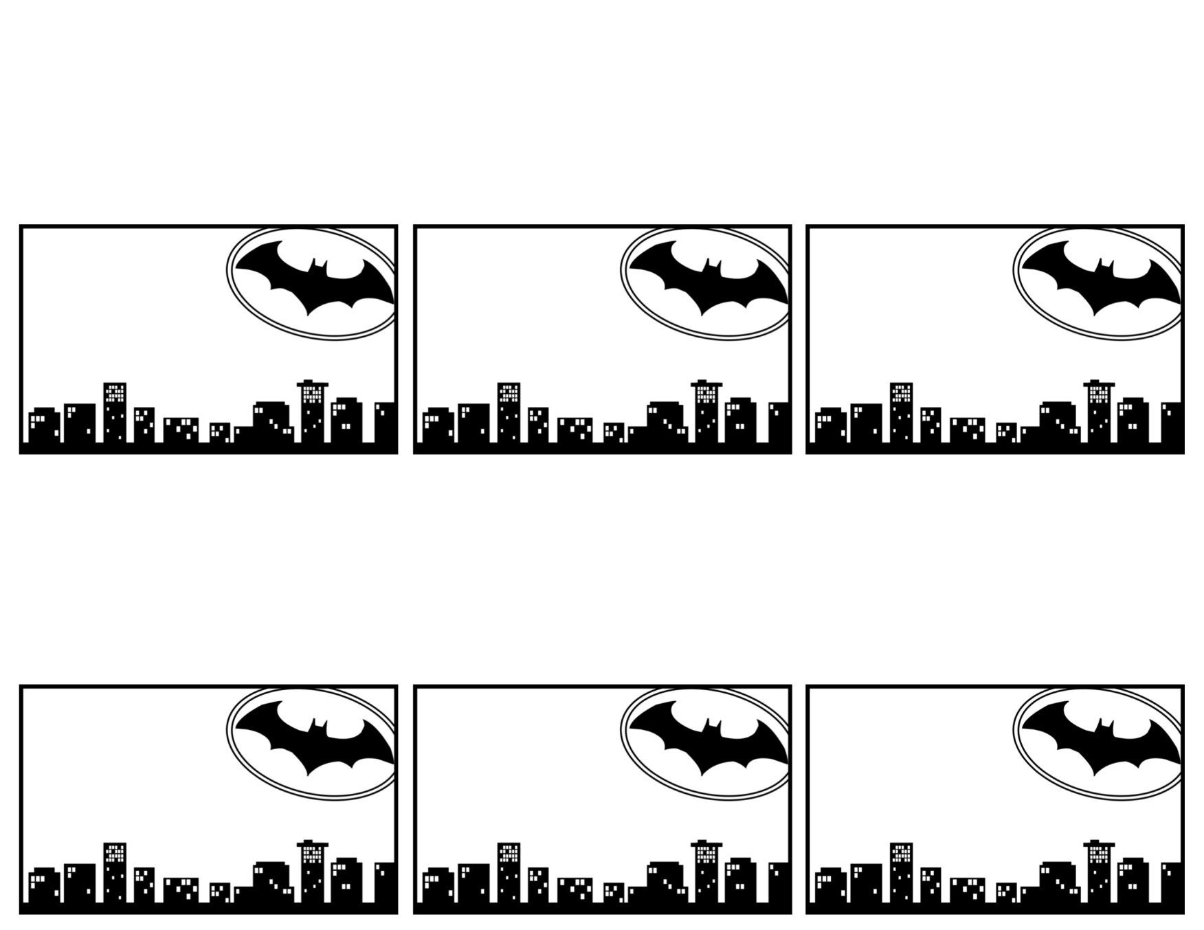 Batman Name Tags Free Printable | Batman | Batman Name, Batman - Superhero Name Tags Free Printable