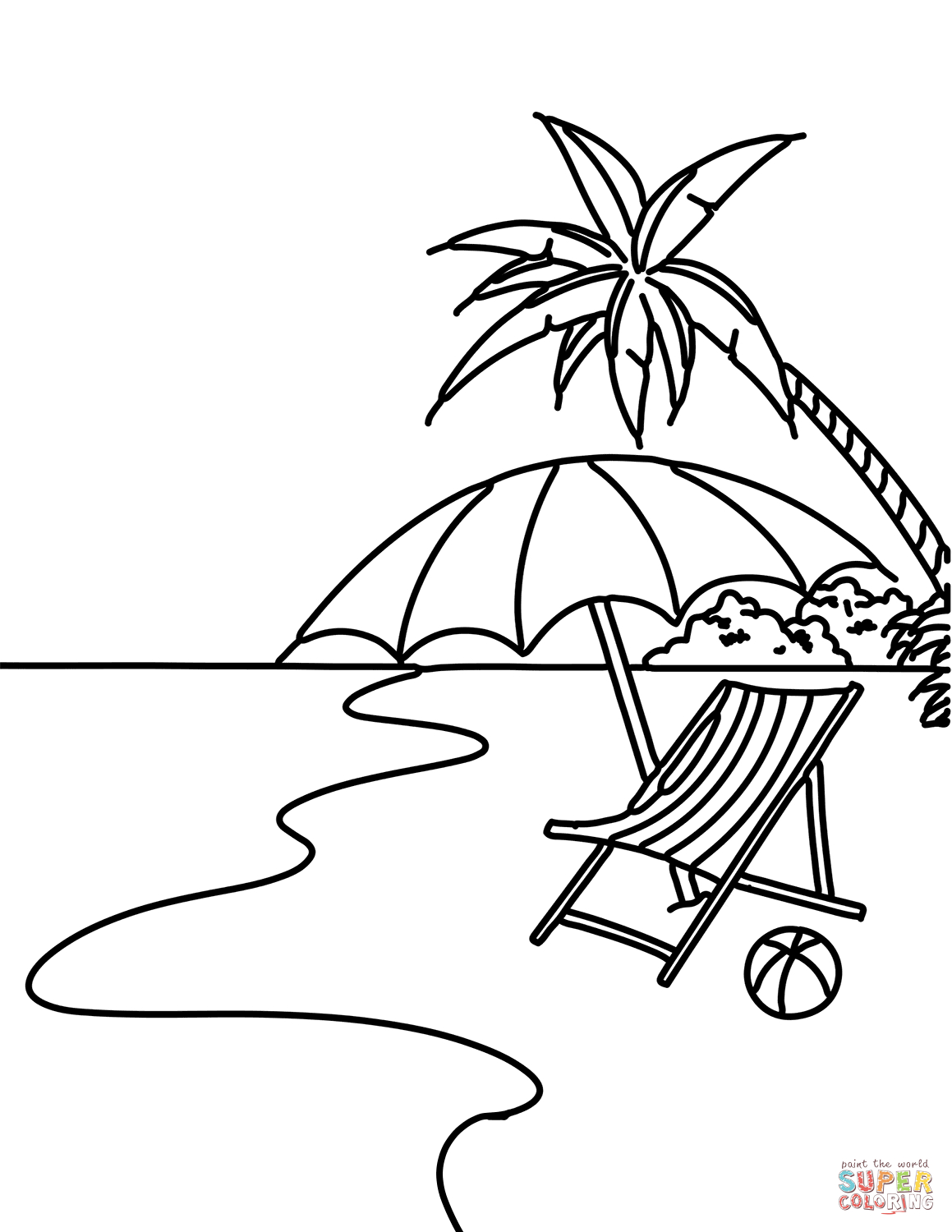 Beach Coloring Pages | Free Coloring Pages - Free Printable Beach Coloring Pages